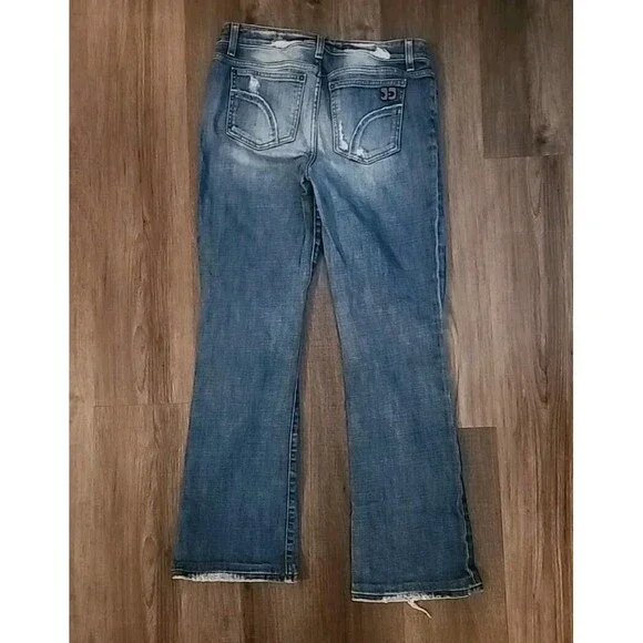 Joe's Womens Jeans 29 Medium Wash Denim Distressed Bootcut  Fit: Honey - Picture 2 of 9